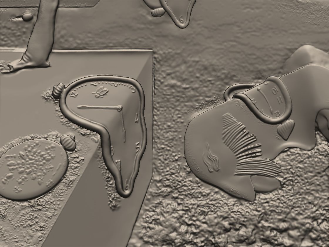 Dali 3d model The Persistence of Memory 3D print model_13