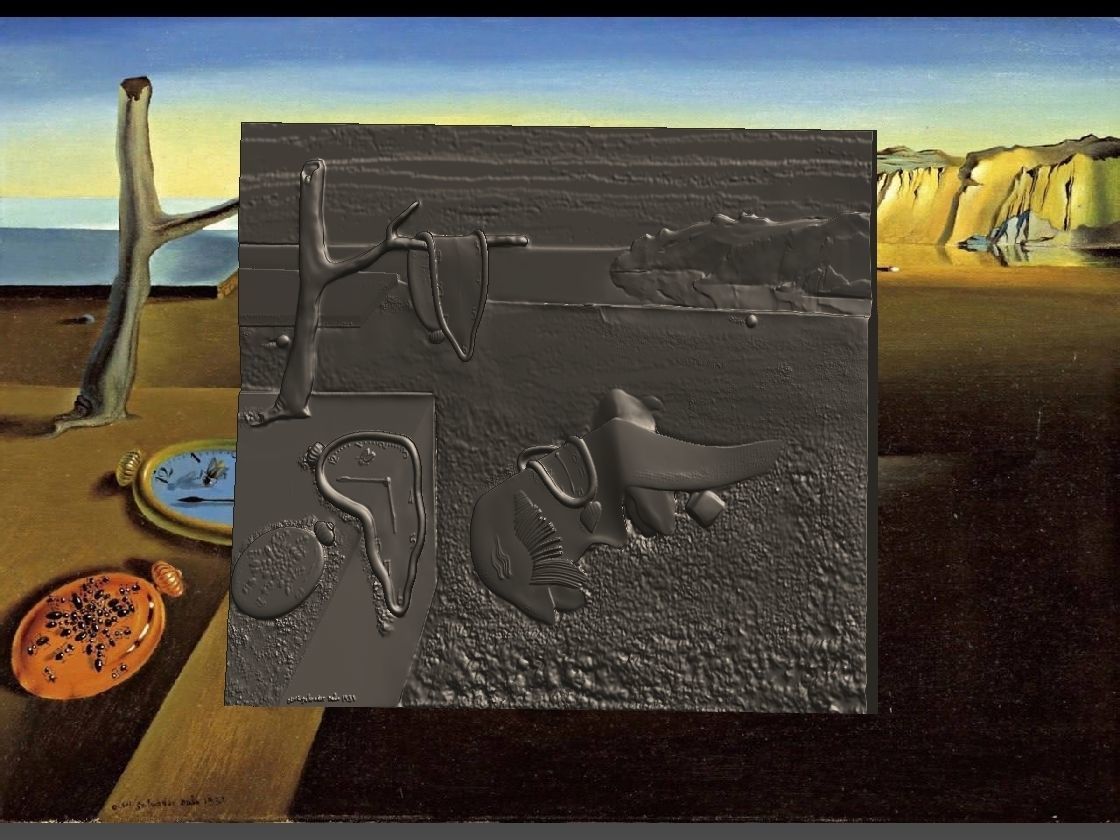 Dali 3d model The Persistence of Memory 3D print model_22