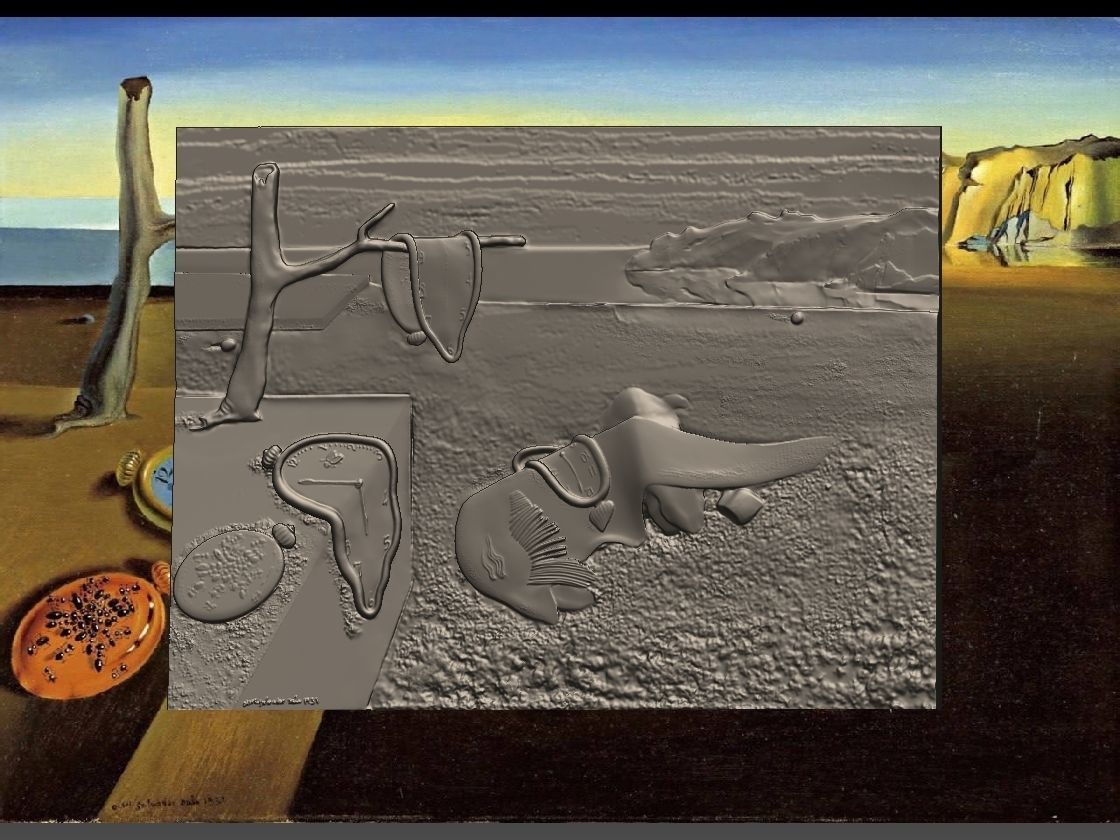 Dali 3d model The Persistence of Memory 3D print model_3