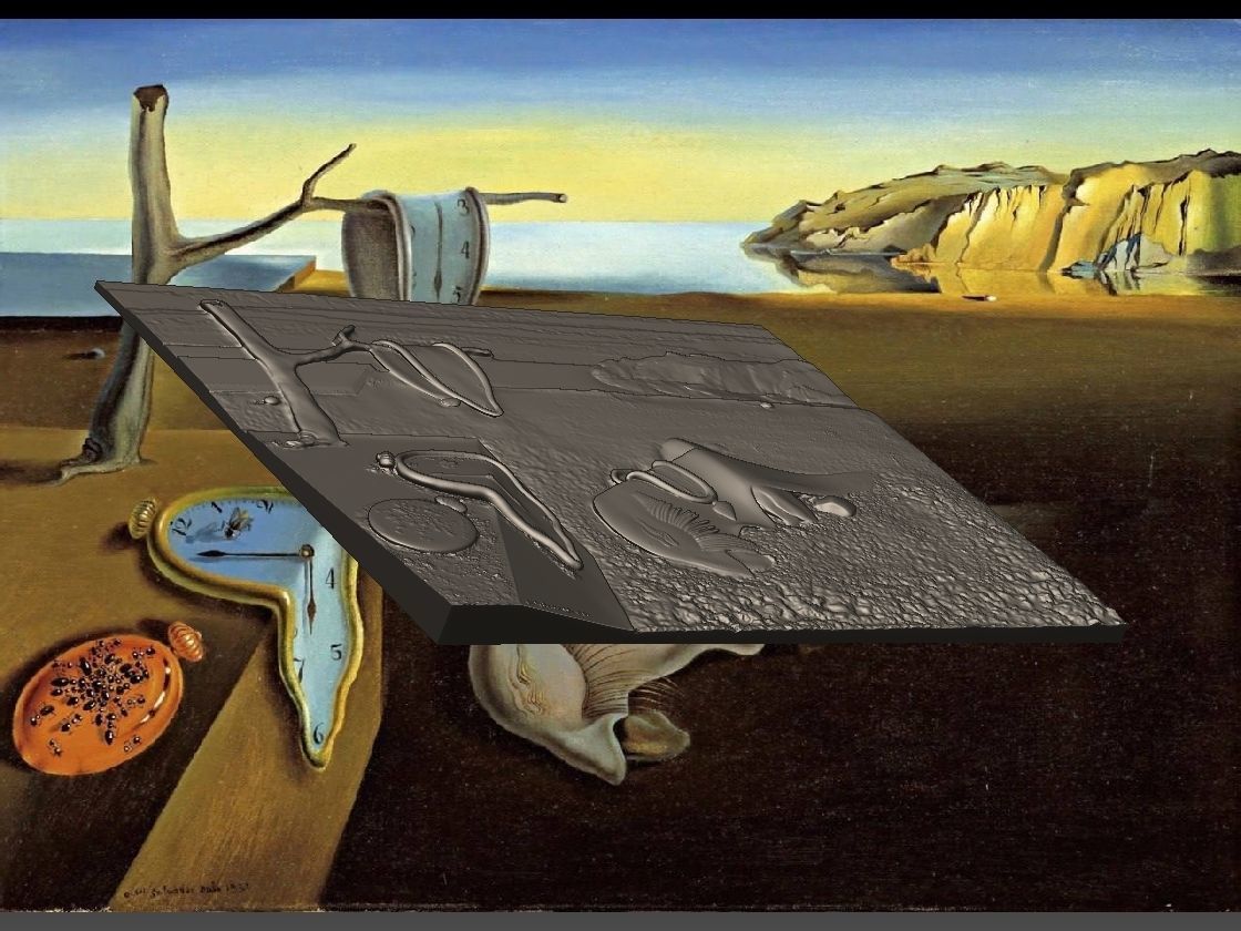 Dali 3d model The Persistence of Memory 3D print model_12