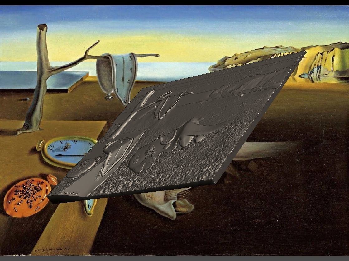 Dali 3d model The Persistence of Memory 3D print model_10