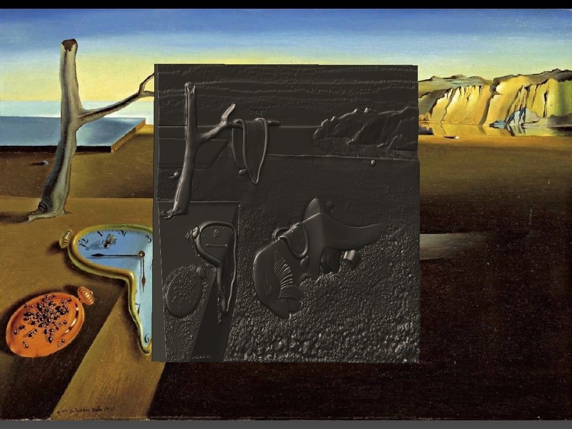 Dali 3d model The Persistence of Memory 3D print model_4