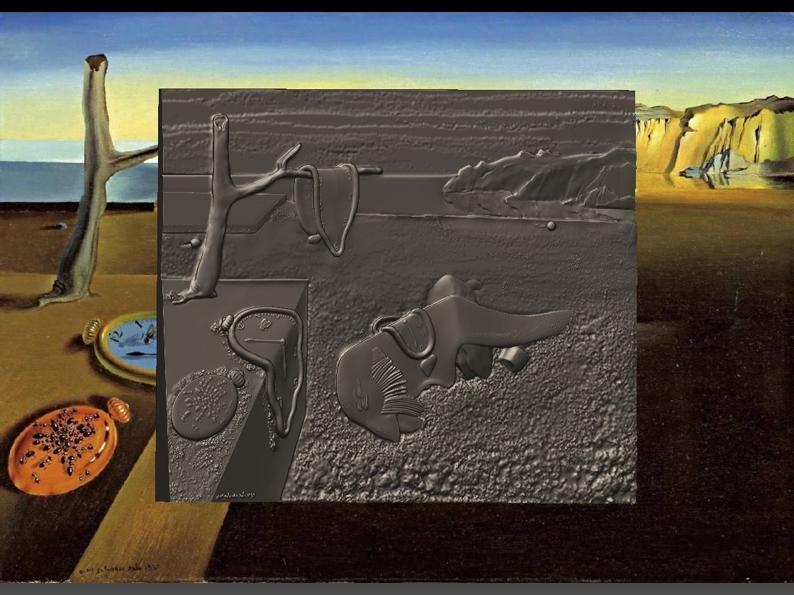 Dali 3d model The Persistence of Memory 3D print model_5