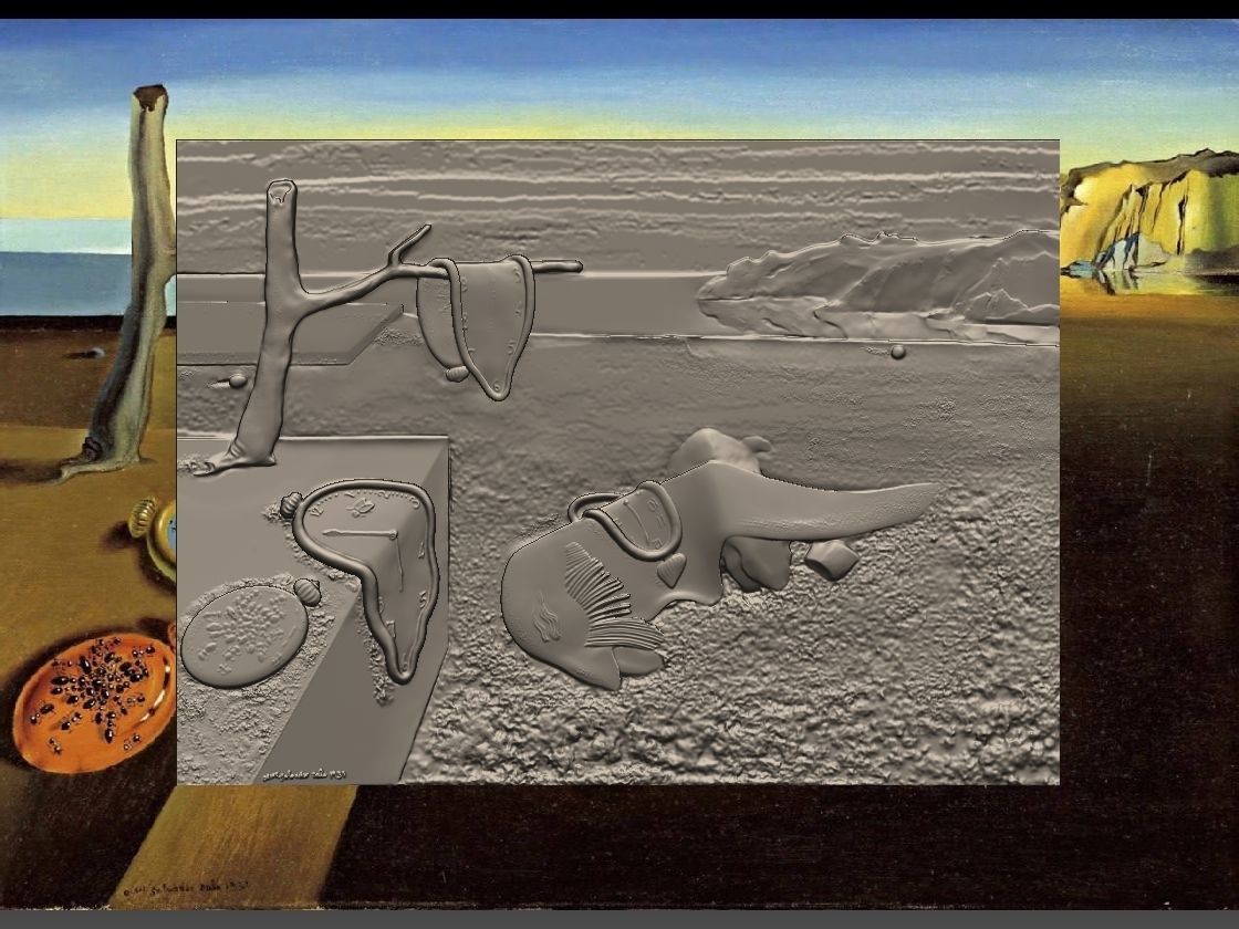 Dali 3d model The Persistence of Memory 3D print model_29