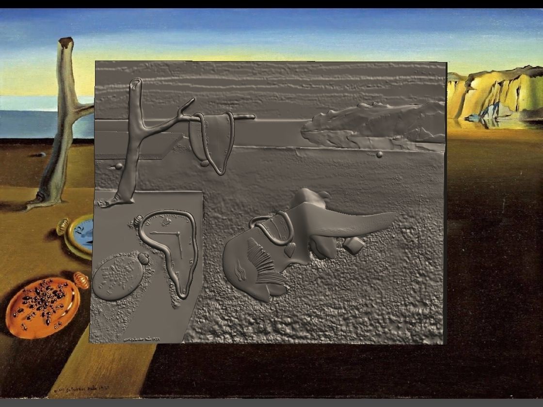 Dali 3d model The Persistence of Memory 3D print model_14