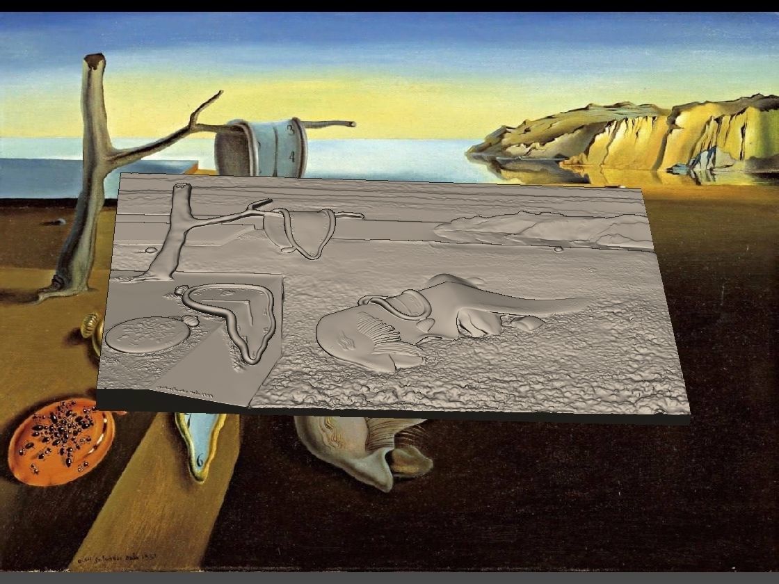 Dali 3d model The Persistence of Memory 3D print model_8