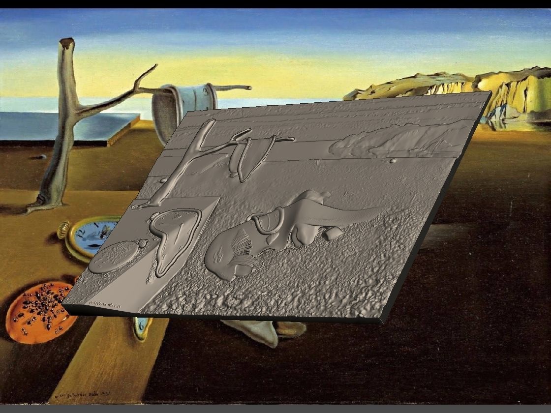 Dali 3d model The Persistence of Memory 3D print model_9