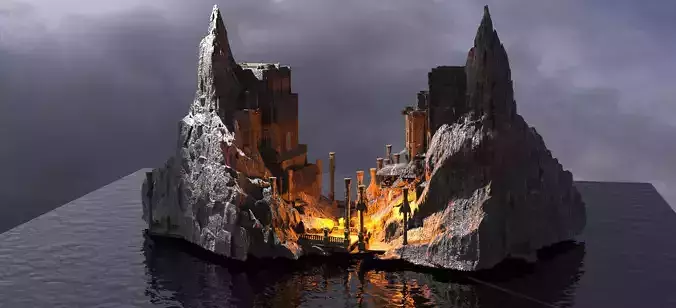 Mining Mountain Kit bash