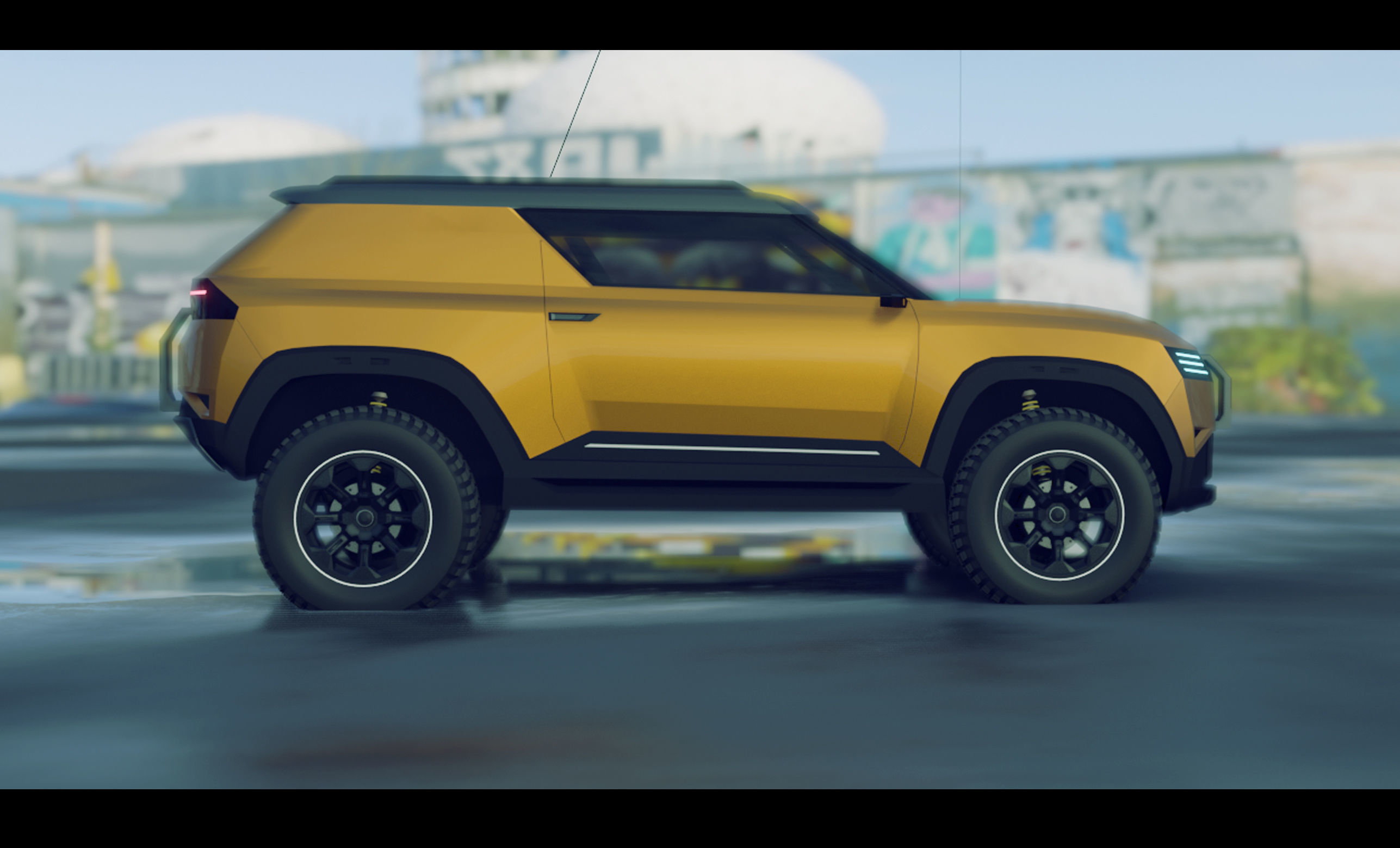 SUV 4x4 Model TS 01 3D model_1