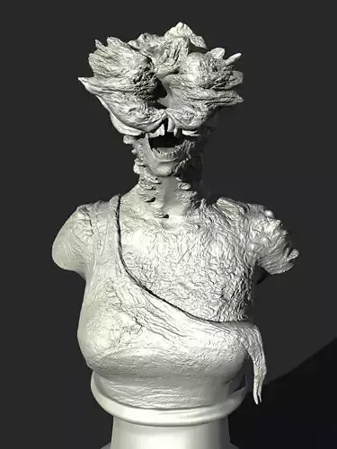 ONE10 Clicker Bust - The Last of Us 3D print model
