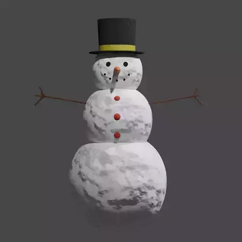 The Snowman 3D Model 2022