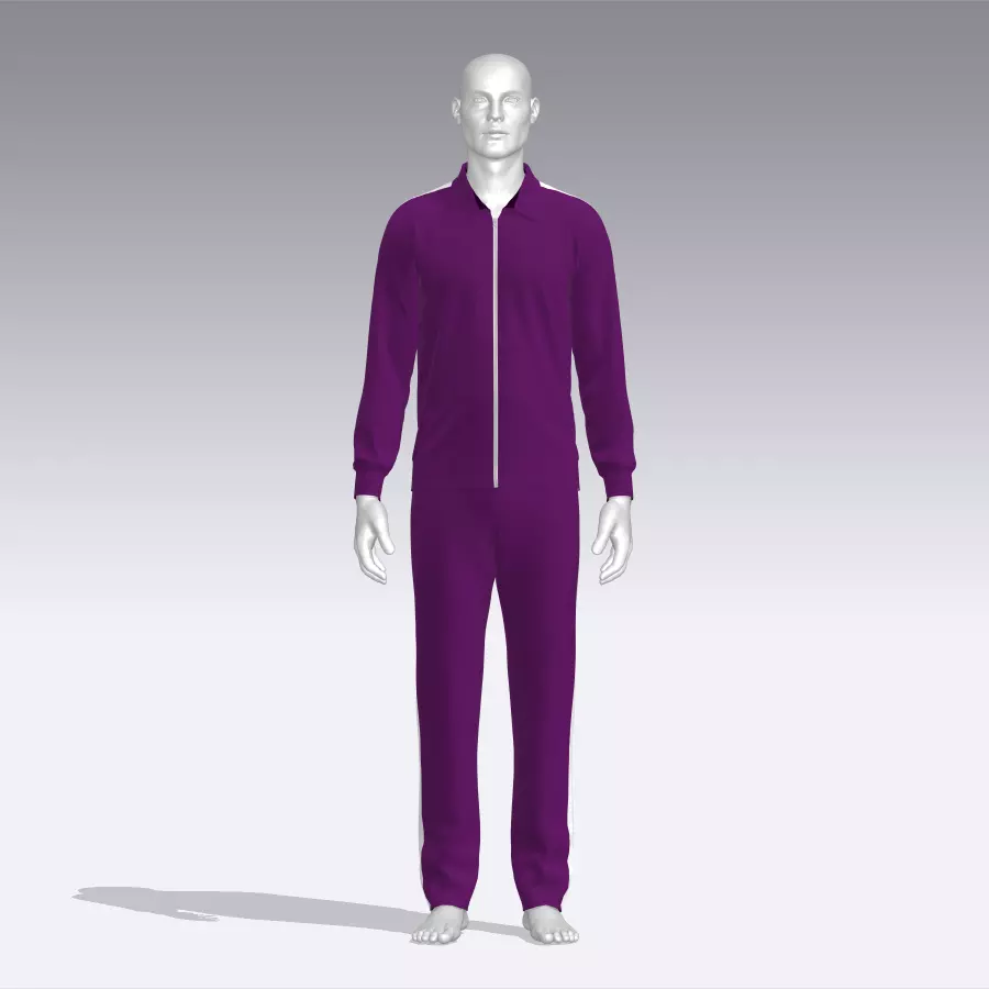 Sport Suit Low-poly 3D model_0
