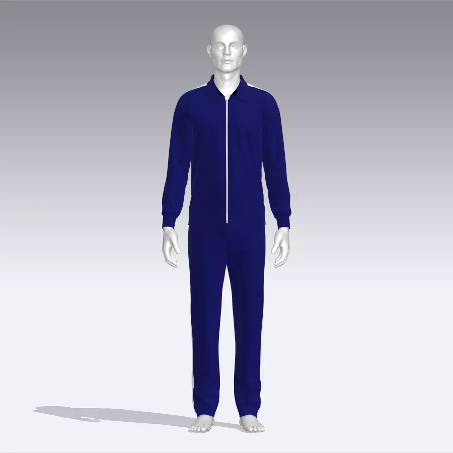 Sport Suit Low-poly 3D model_0