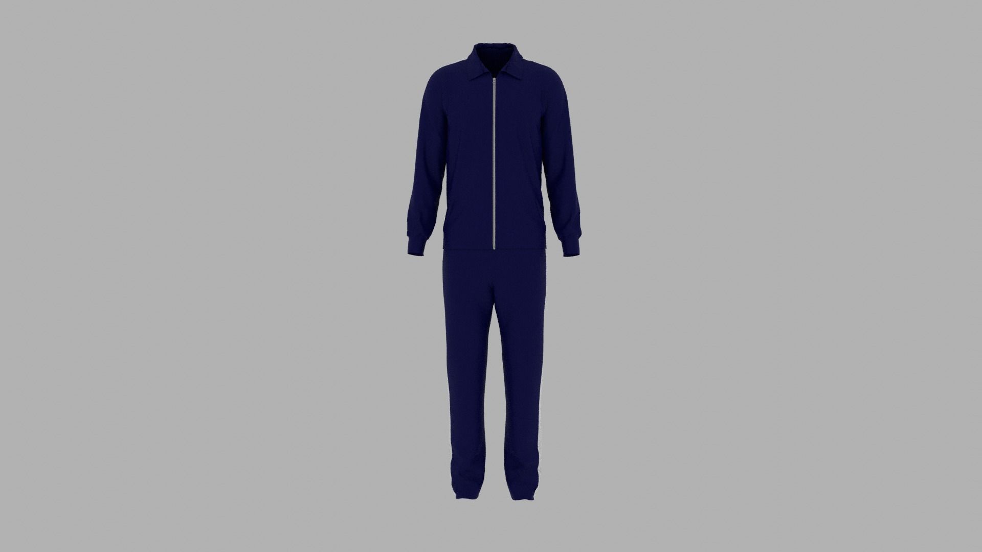 Sport Suit Low-poly 3D model_1