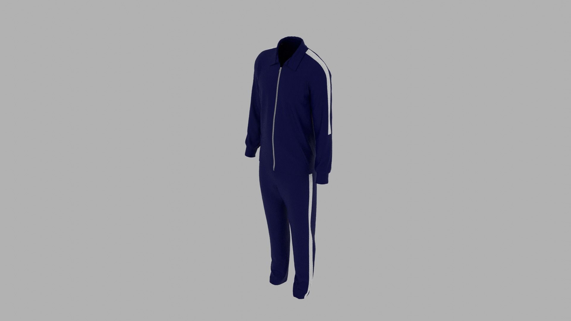 Sport Suit Low-poly 3D model_4