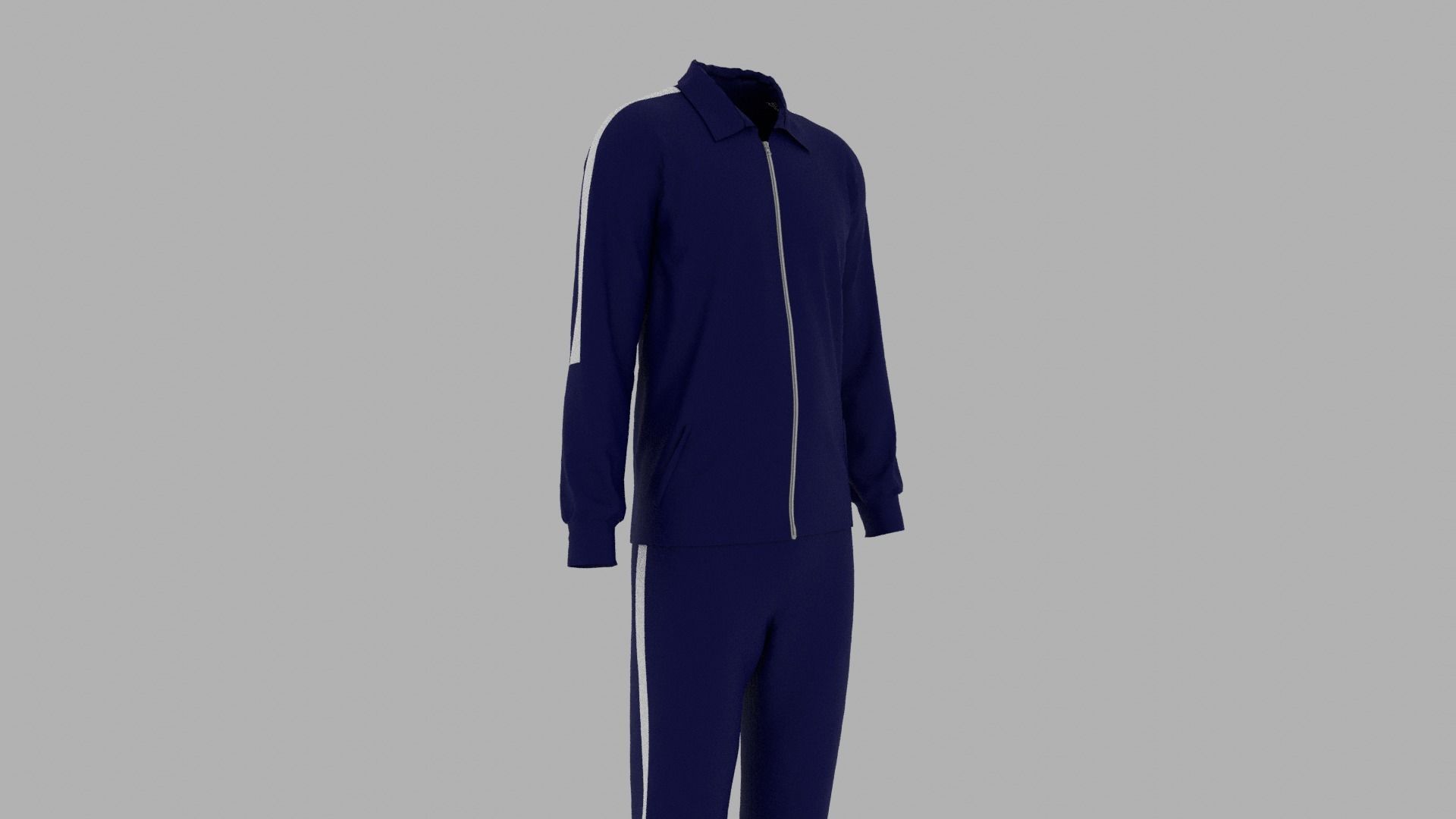 Sport Suit Low-poly 3D model_6