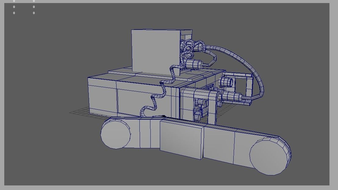 Military Radio Game Ready Low-poly 3D model_8