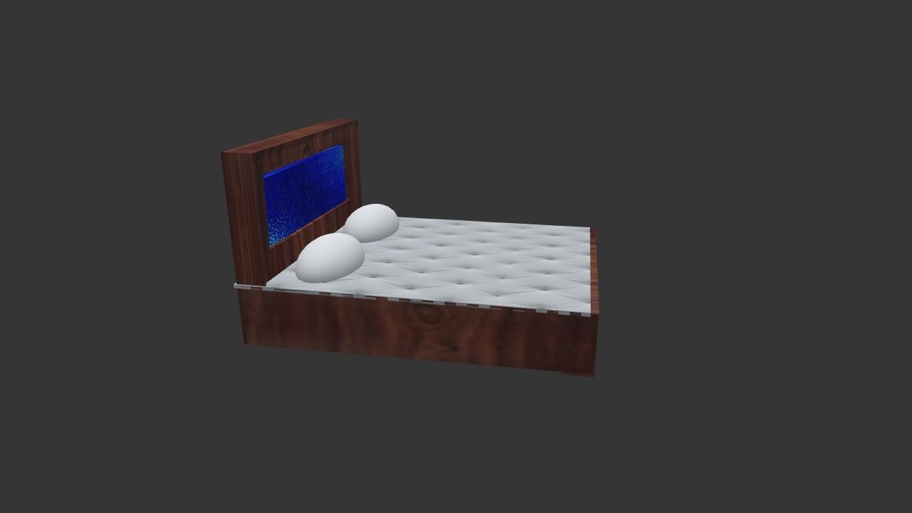 bed 3d modal  3D model_1