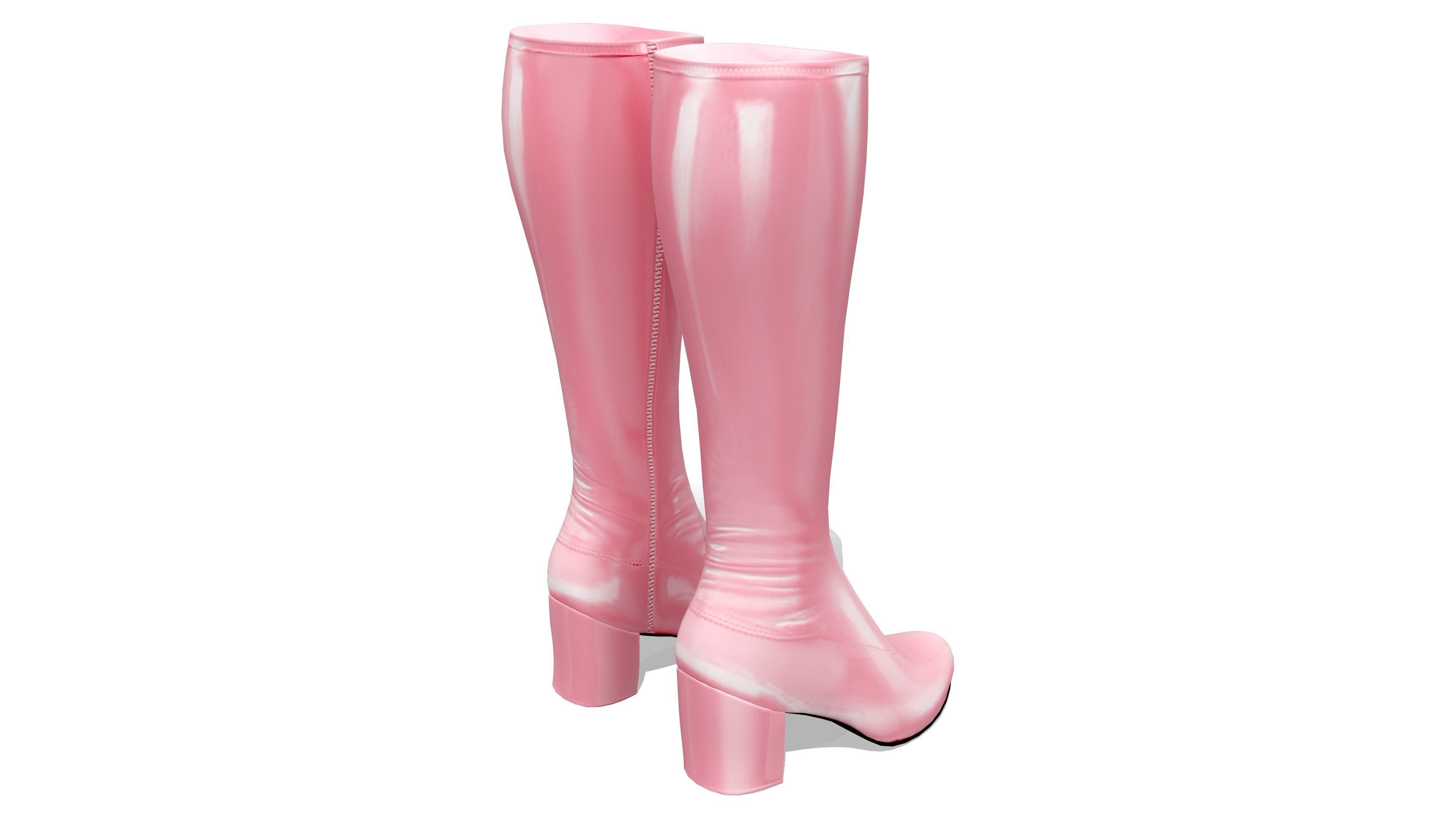 Go Go Boots Low-poly 3D model_8