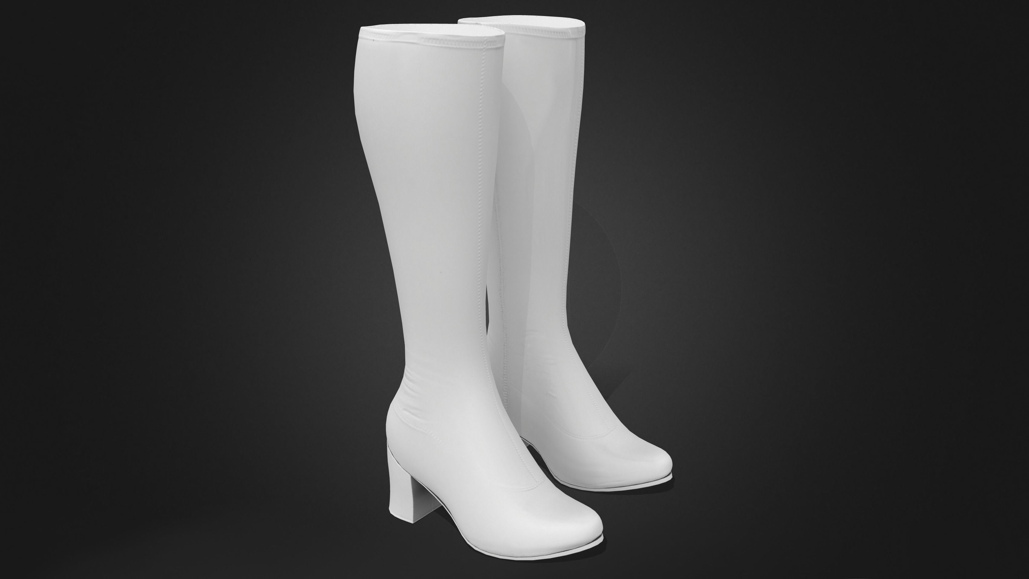 Go Go Boots Low-poly 3D model_11