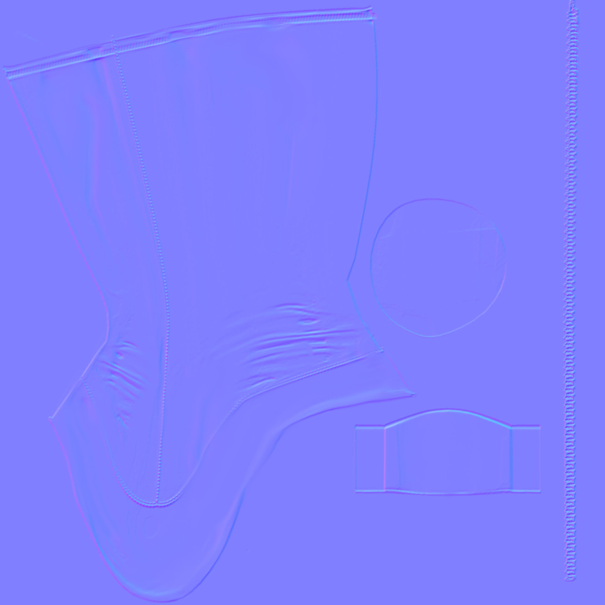 Go Go Boots Low-poly 3D model_17