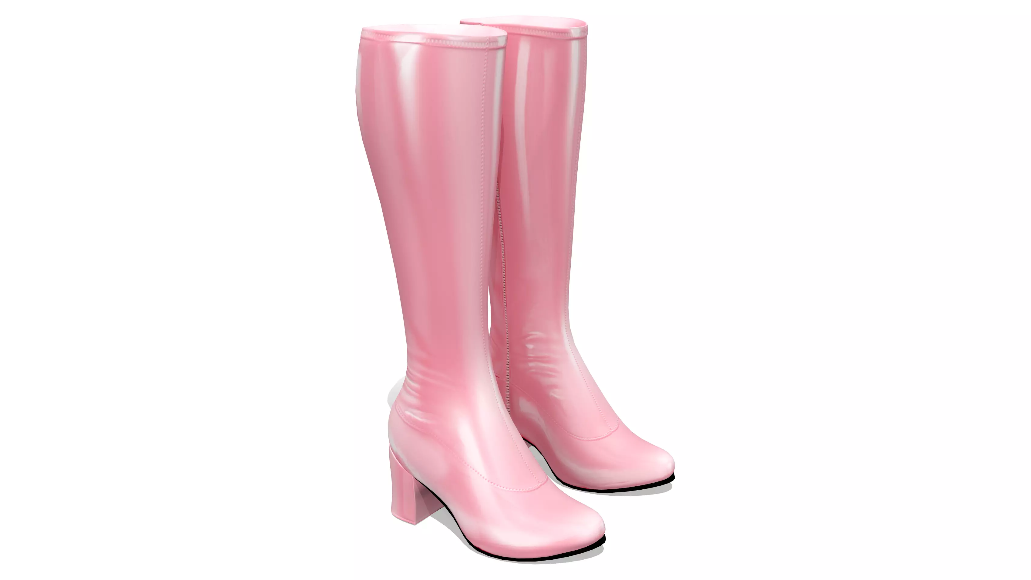 Go Go Boots Low-poly 3D model_0