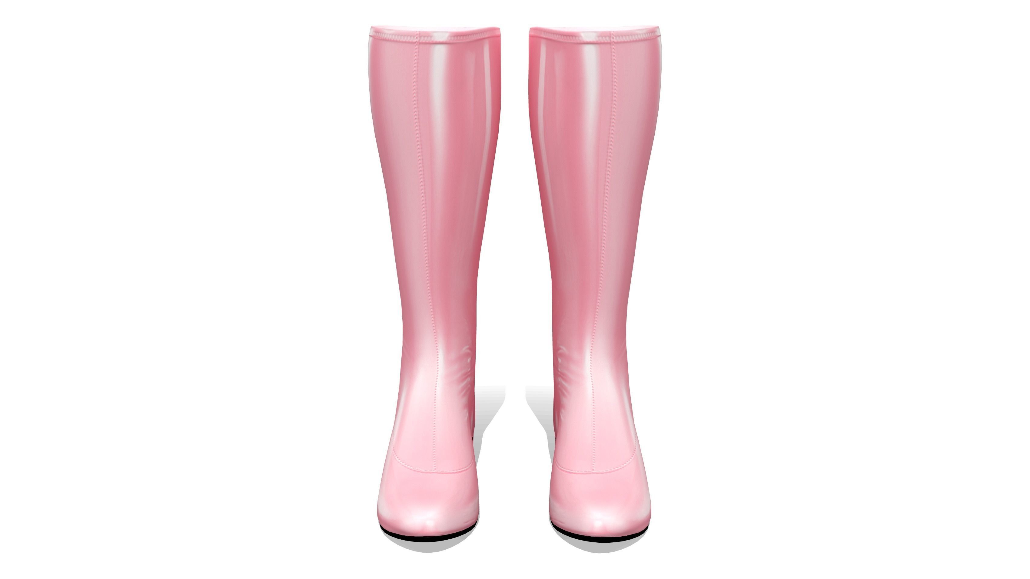 Go Go Boots Low-poly 3D model_5