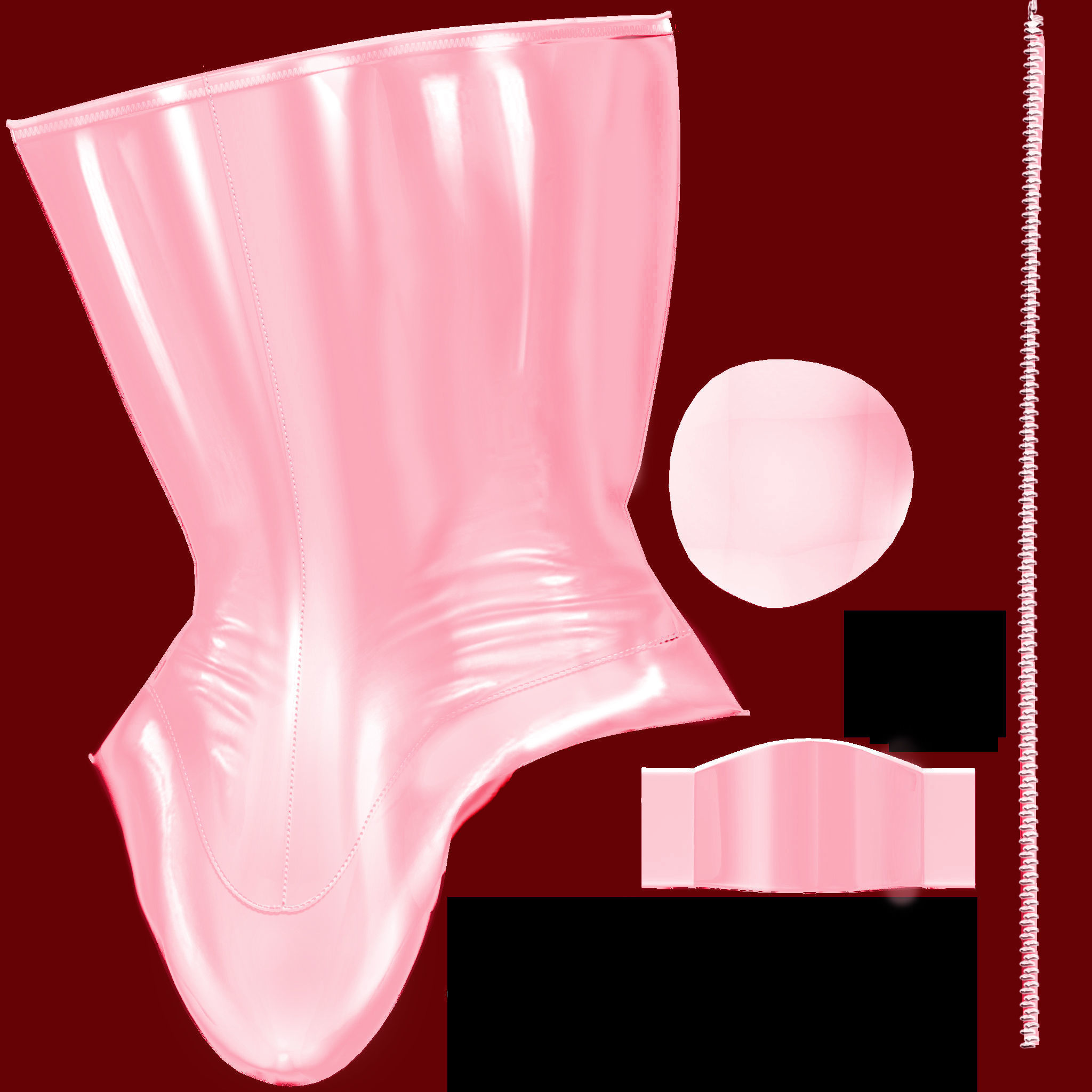 Go Go Boots Low-poly 3D model_13