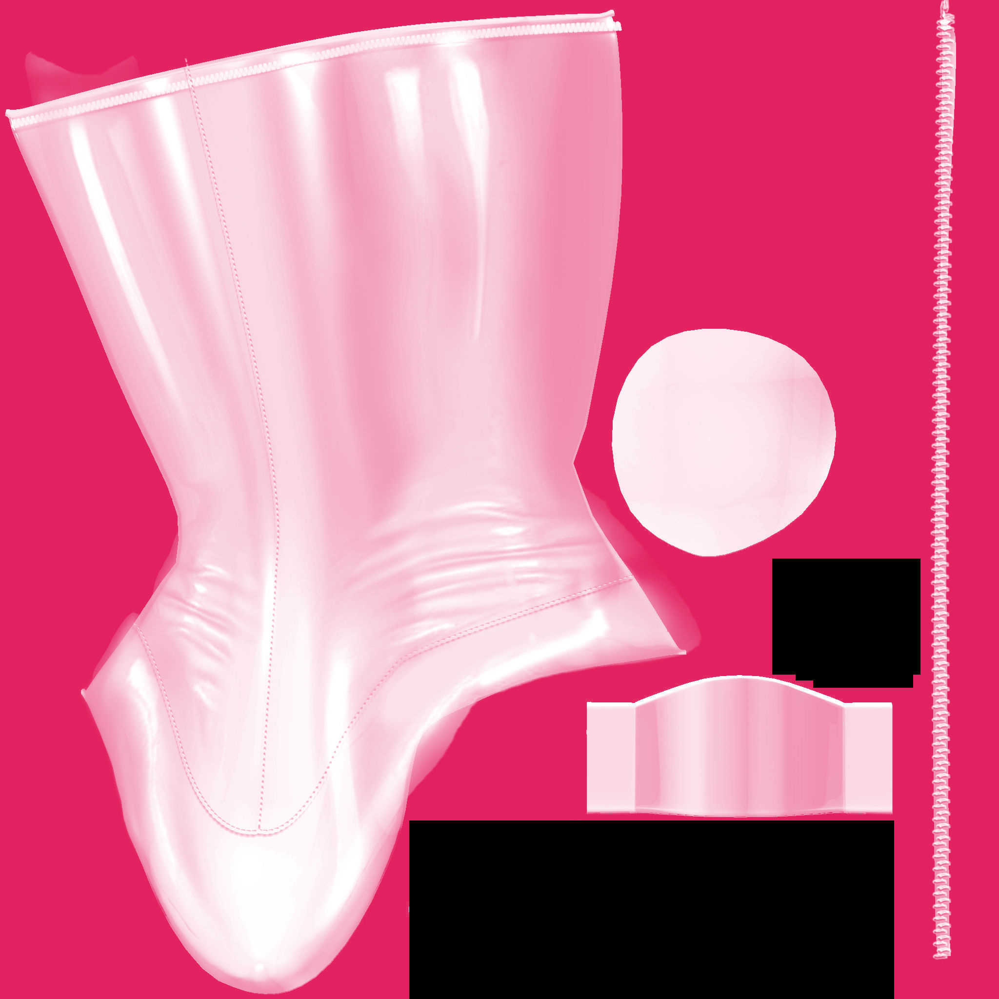 Go Go Boots Low-poly 3D model_16