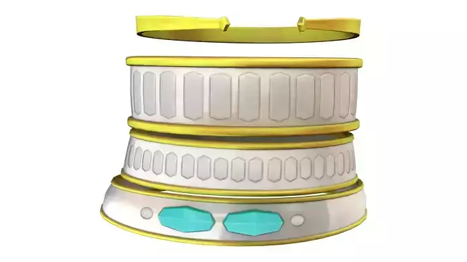 Very Stylish Gemstones Gold White Metal Mix Modern Mood Bracelet