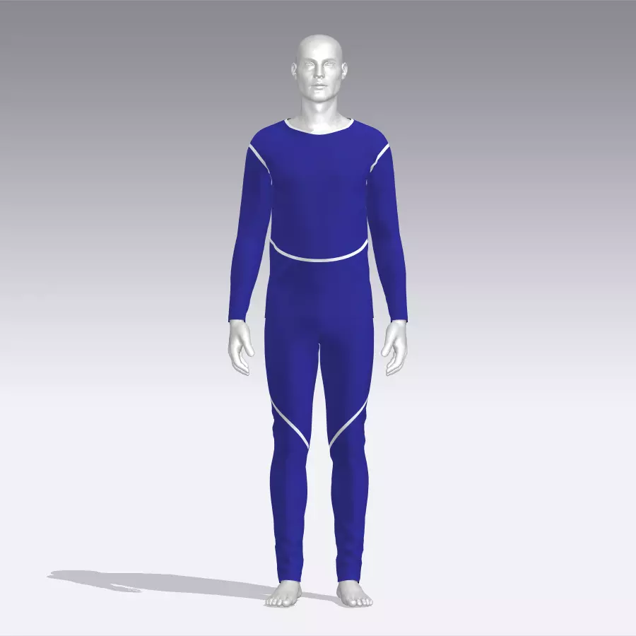 Sport Suit Low-poly 3D model_0