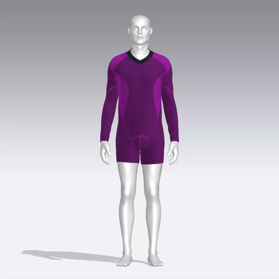 Sport Suit Low-poly 3D model_0