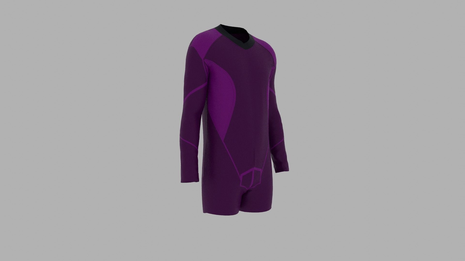 Sport Suit Low-poly 3D model_6