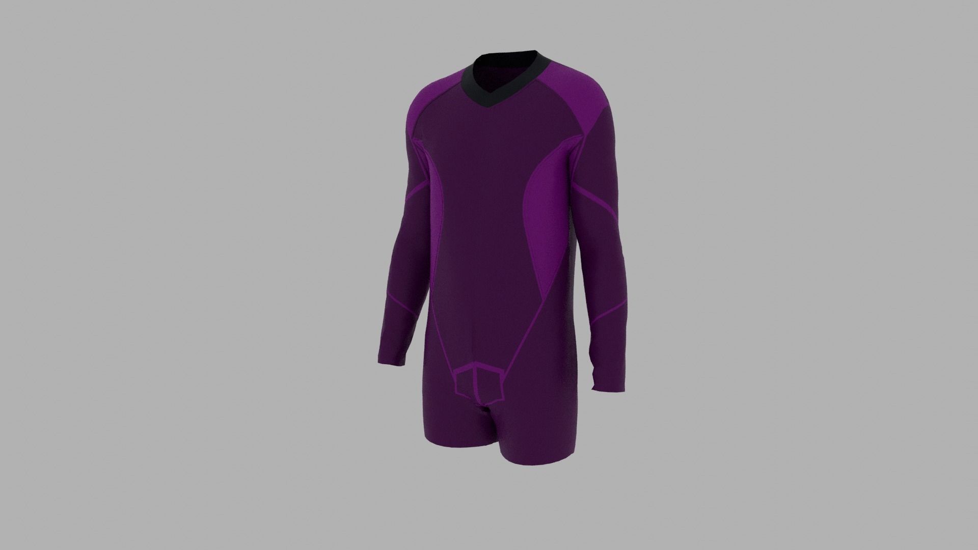 Sport Suit Low-poly 3D model_7
