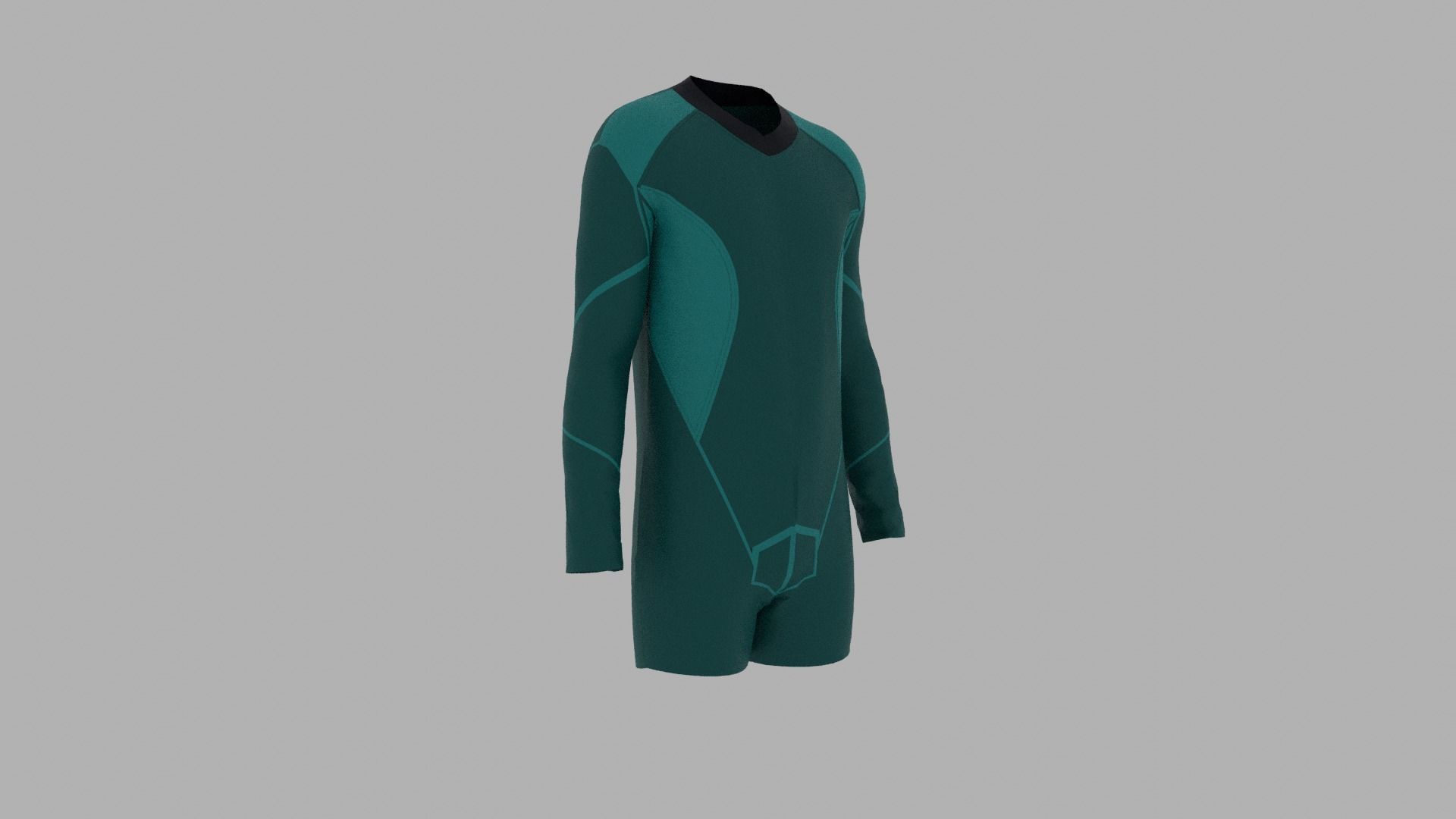 Sport Suit Low-poly 3D model_6