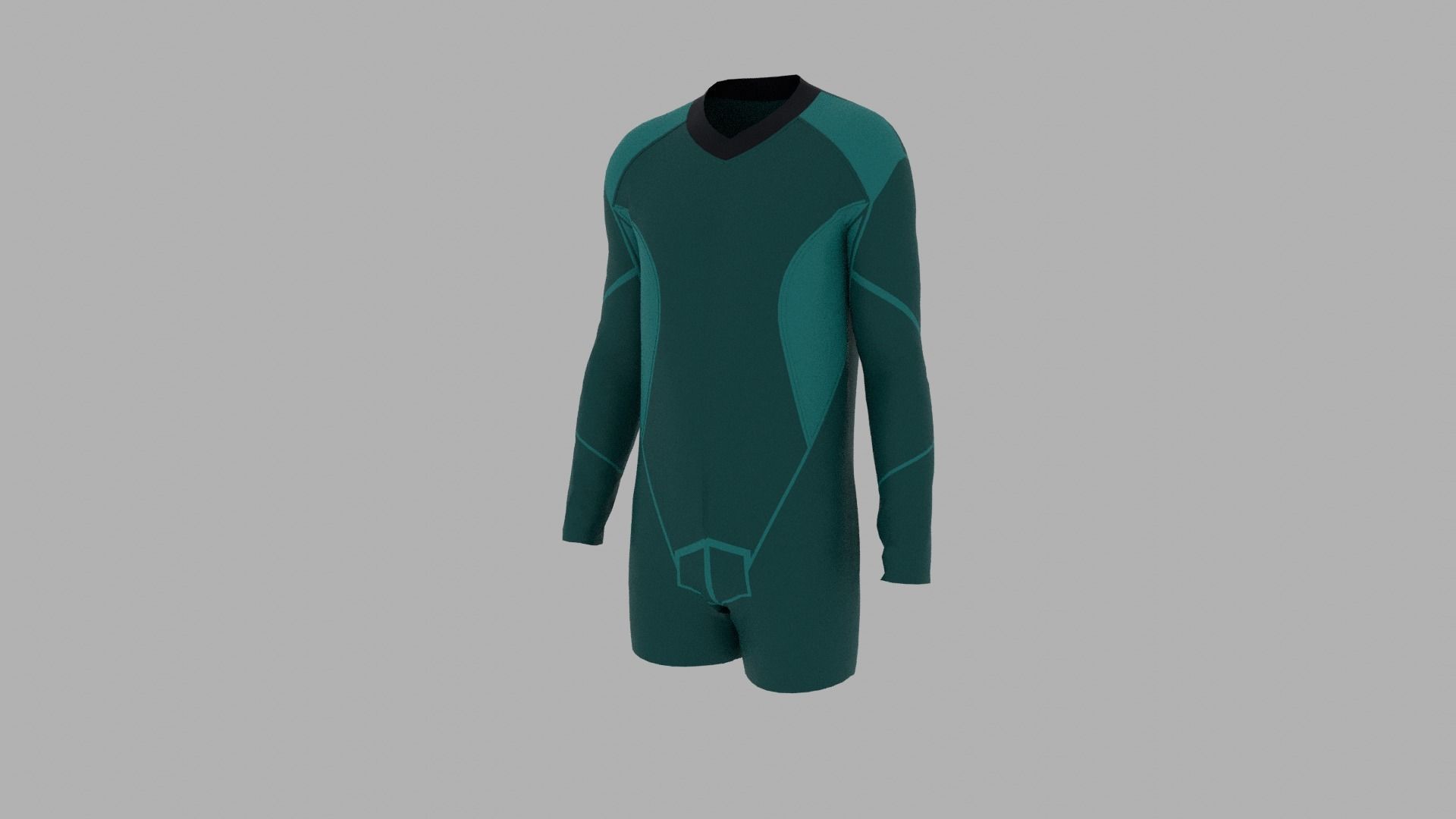 Sport Suit Low-poly 3D model_7
