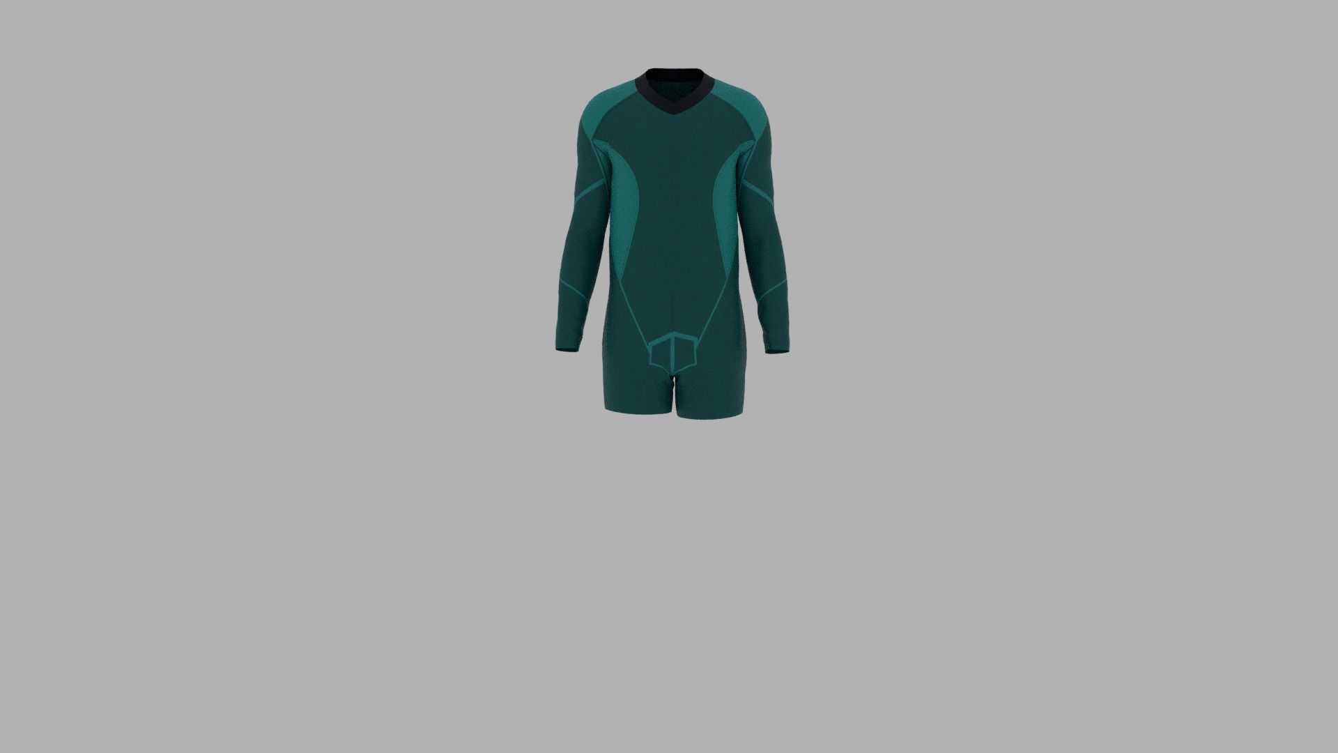 Sport Suit Low-poly 3D model_1