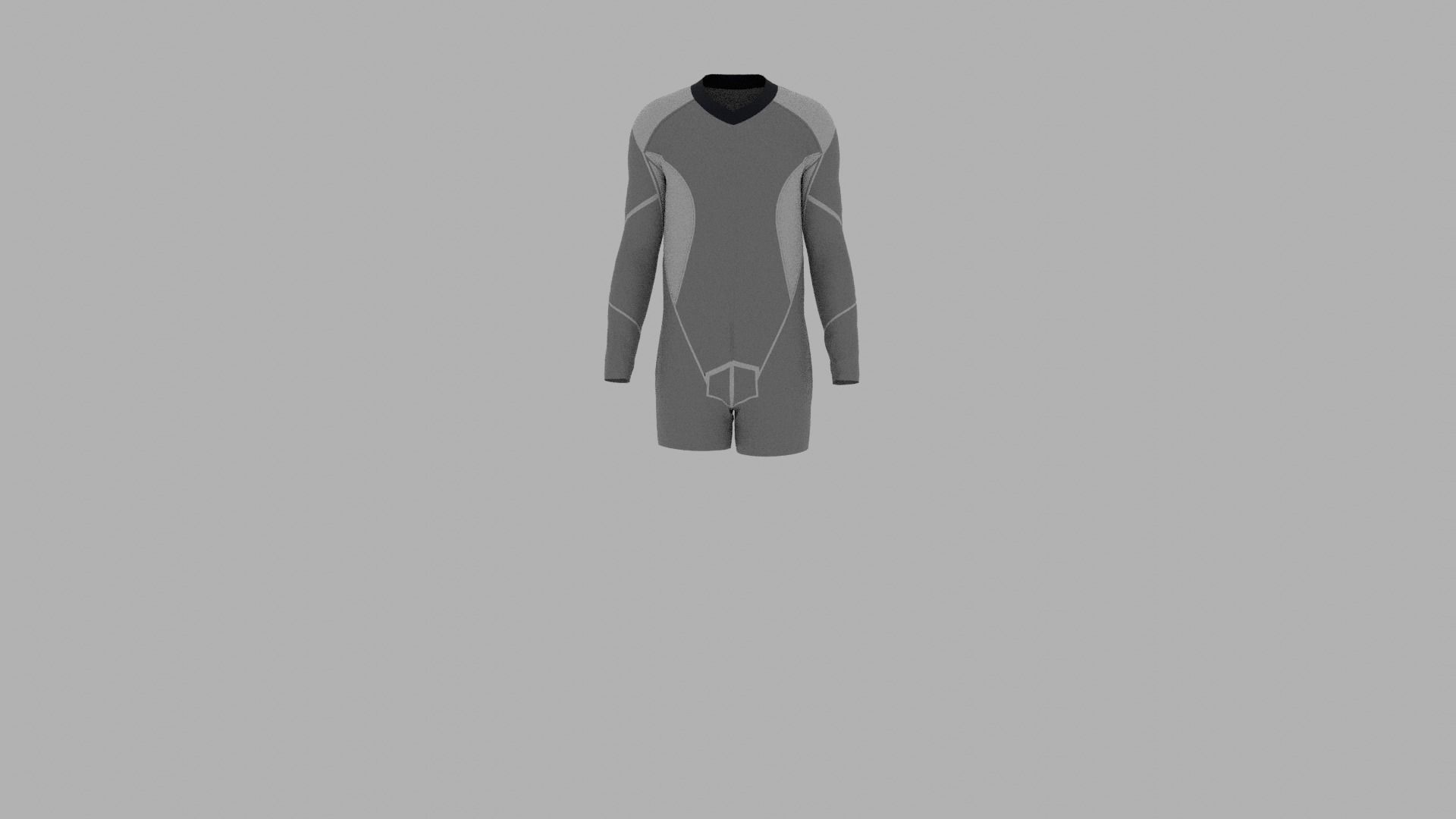 Sport Suit Low-poly 3D model_1