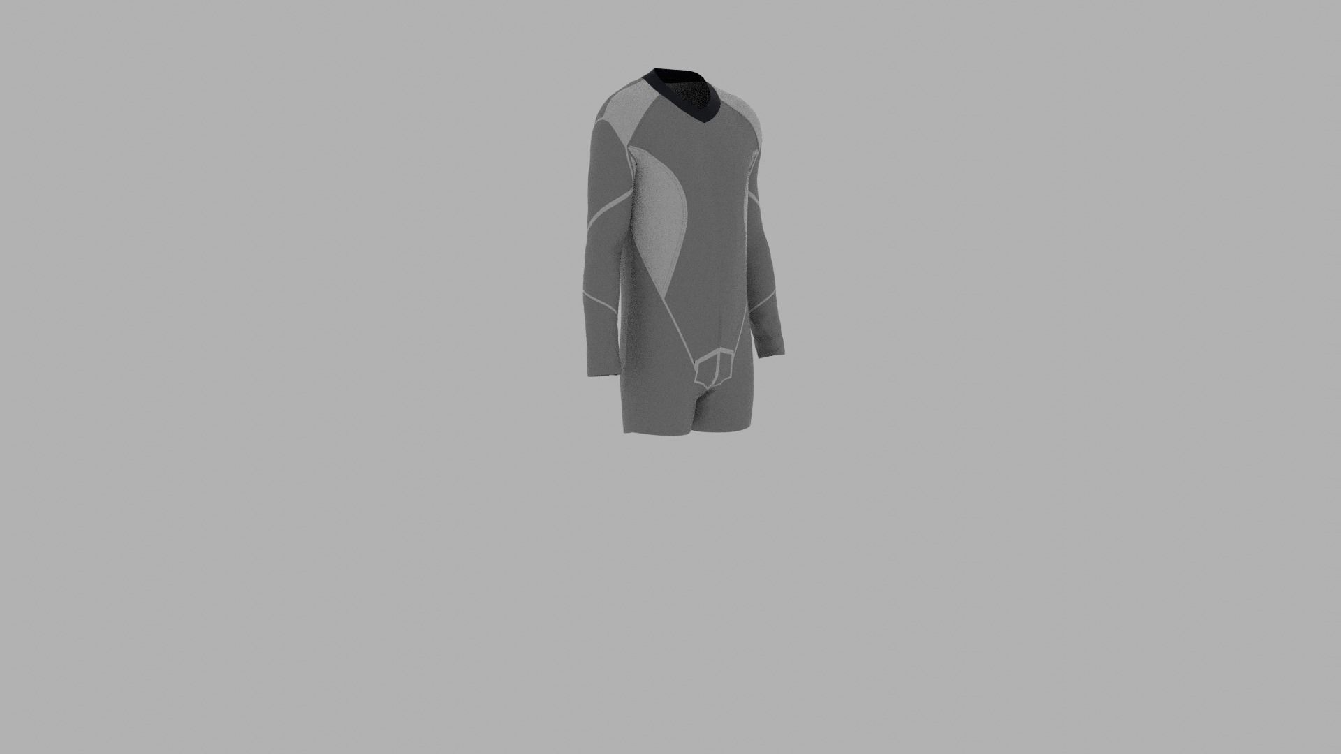 Sport Suit Low-poly 3D model_3