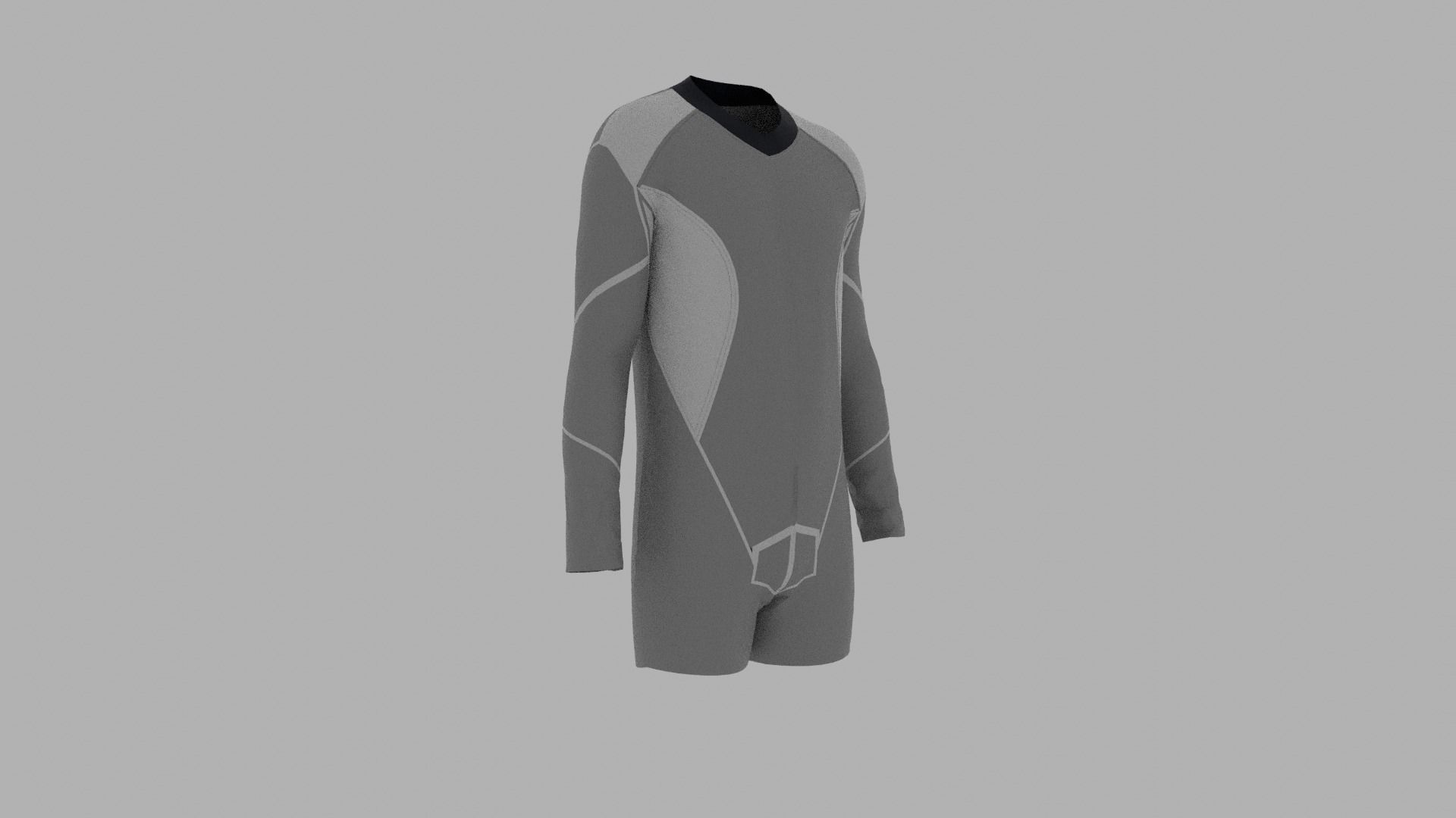 Sport Suit Low-poly 3D model_6