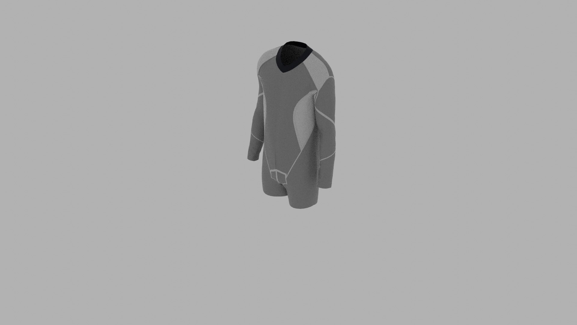 Sport Suit Low-poly 3D model_4