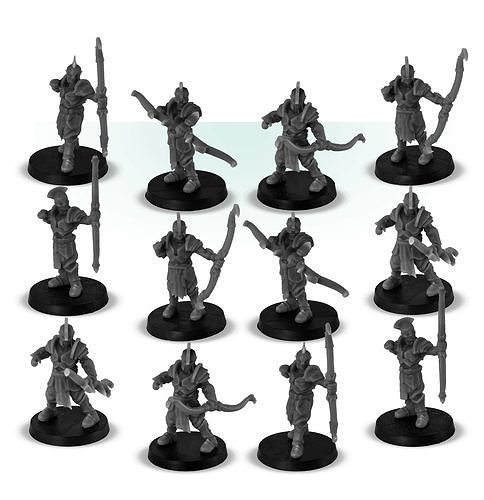Gundabad Orc Archers 3D Model 3D Printable CGTrader Gundabad Orc Archers 3d Model 118348667a