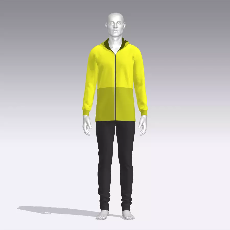 Sport Suit Low-poly 3D model_0