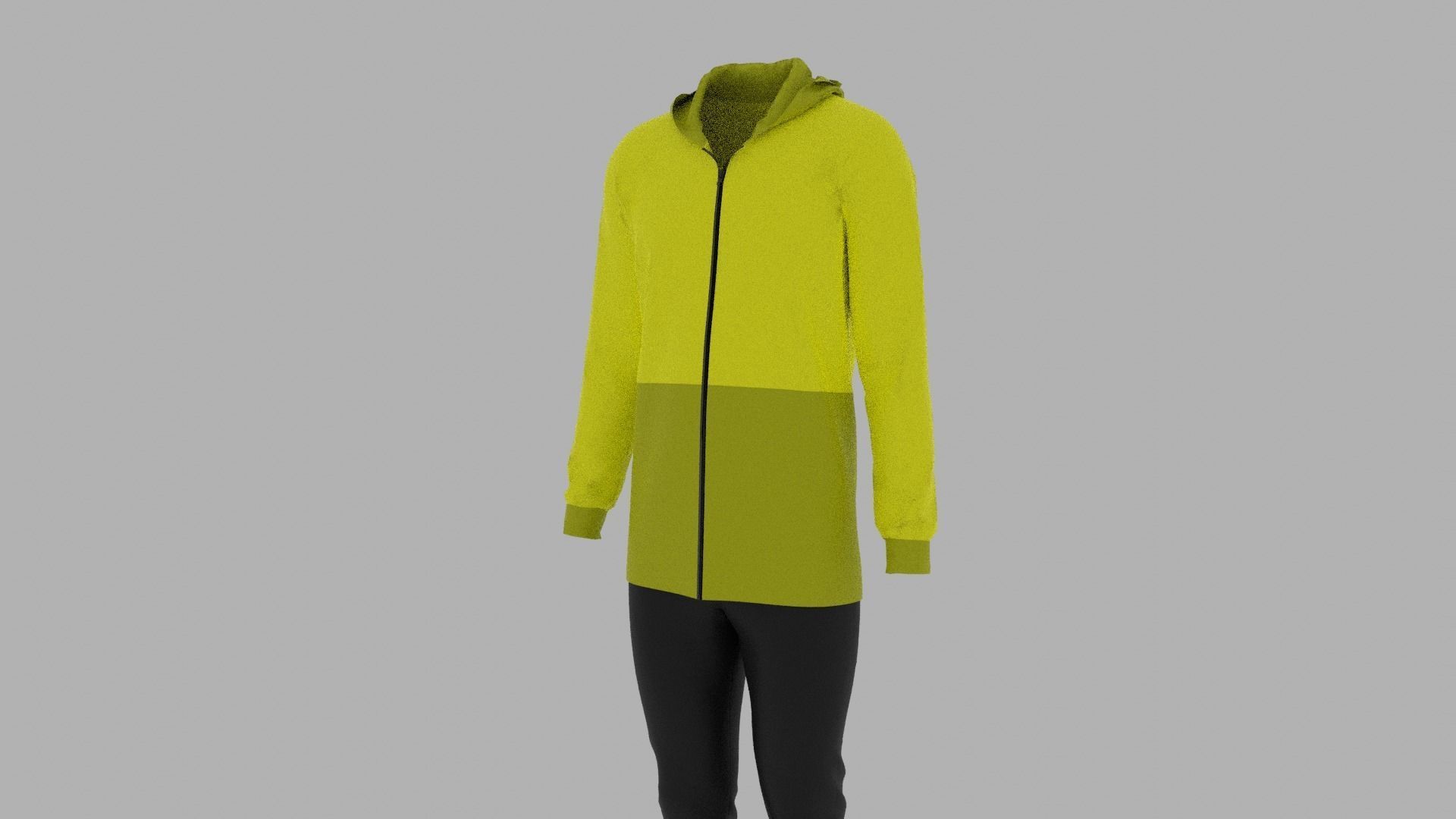 Sport Suit Low-poly 3D model_7
