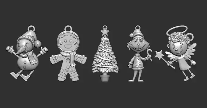 Christmas decorative STL   3D print model