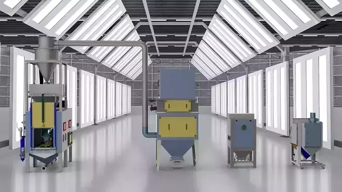 Sand blasting equipment  3D model