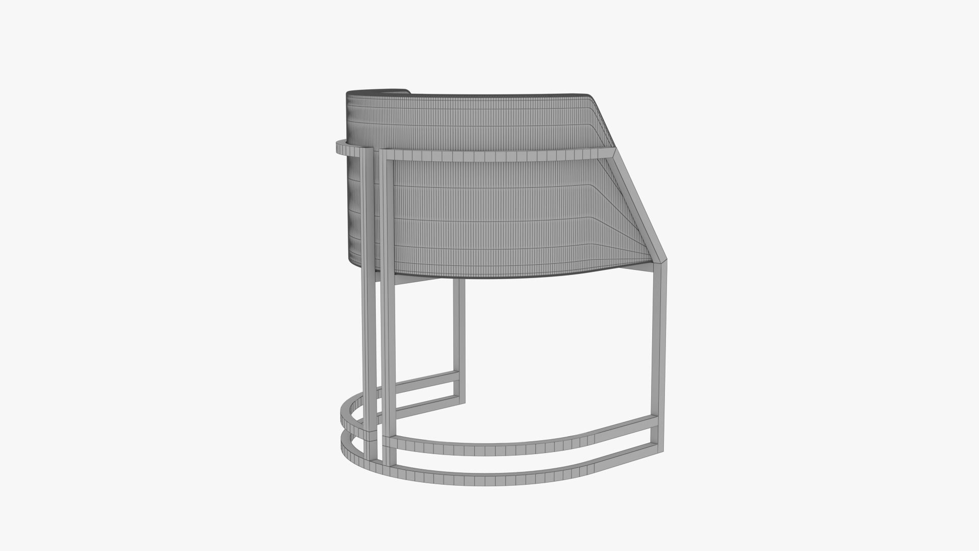 chair bar 3D model_11