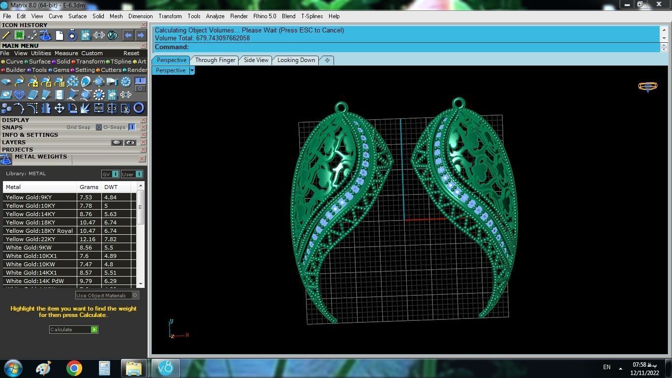 Traditional Gold Set 3D print model_6