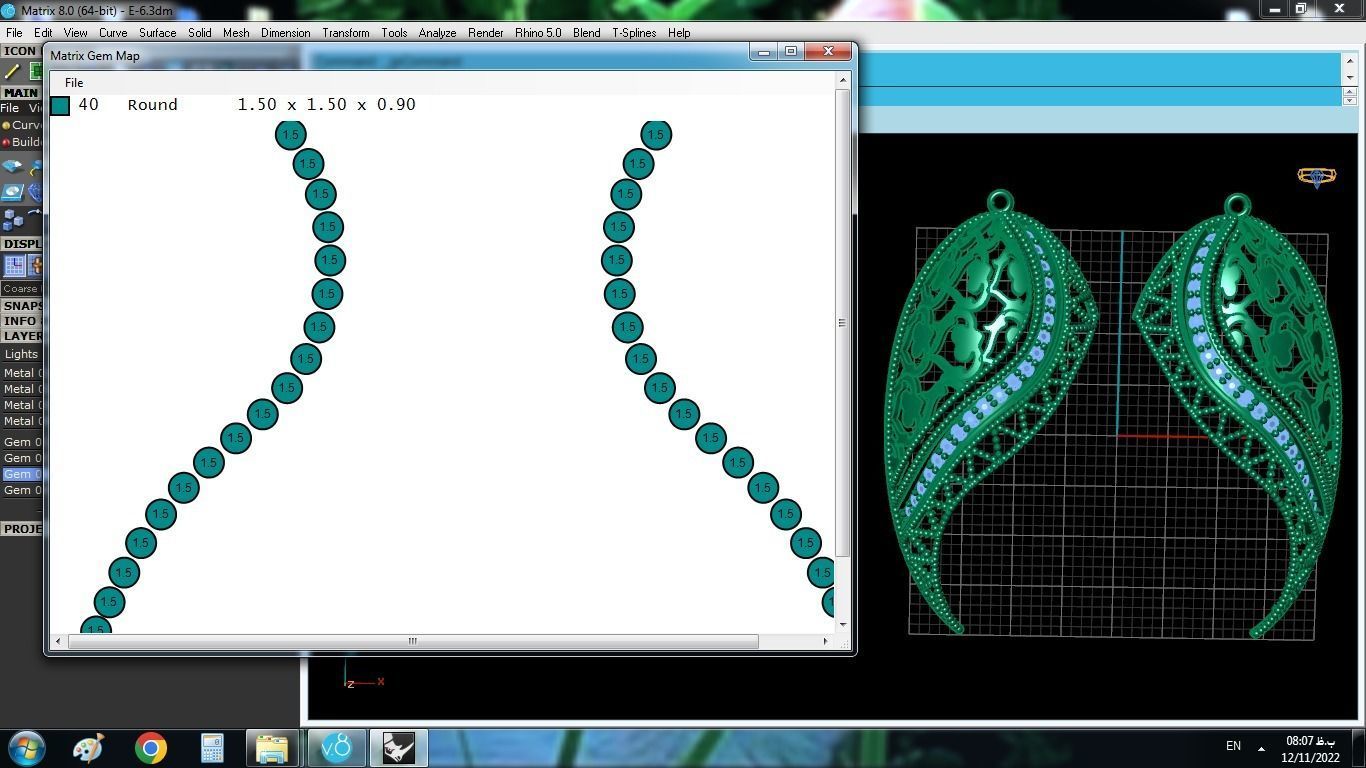 Traditional Gold Set 3D print model_10