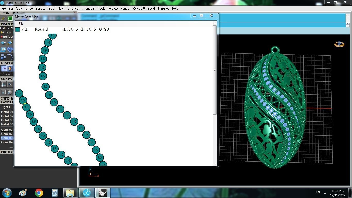 Traditional Gold Set 3D print model_18